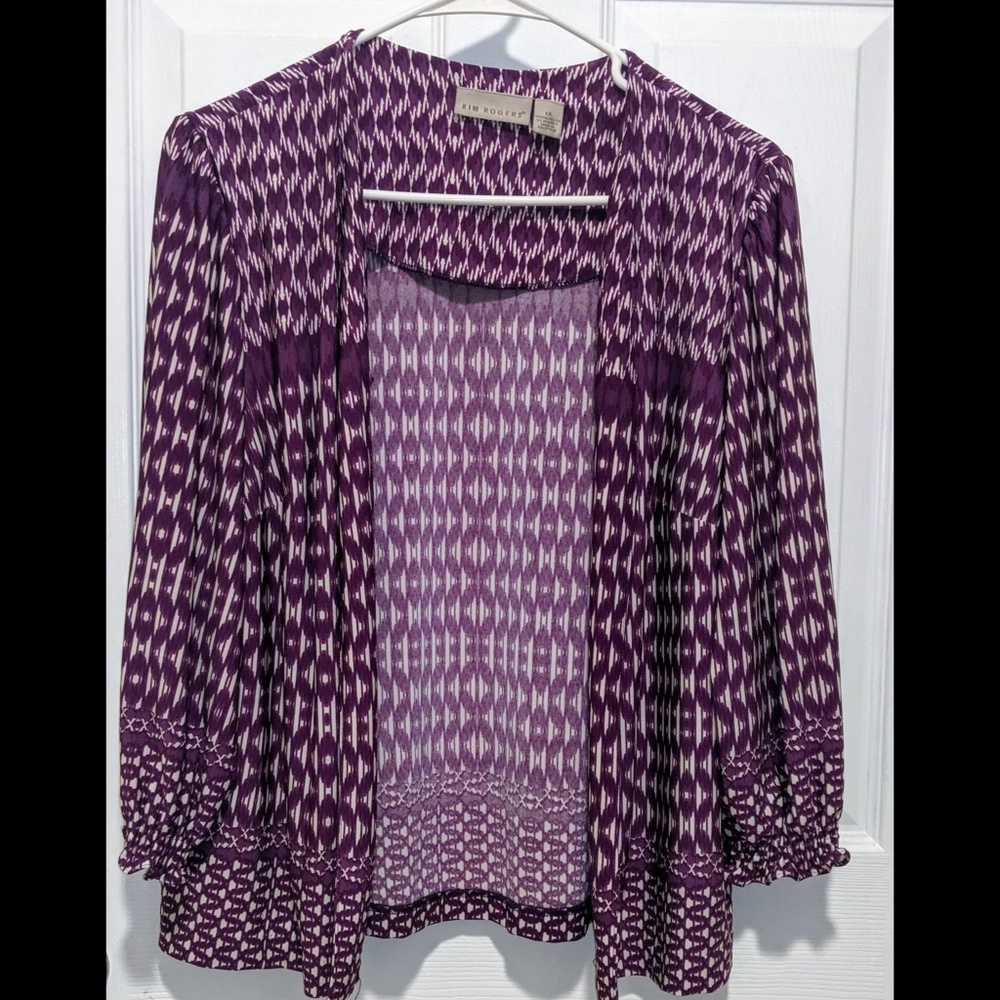 Kim Rogers Stretchy Open Shrug
